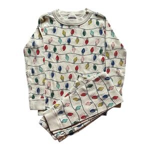 Hanna Andersson Kids Pajama Set - Multicolor Lights SIZE 4